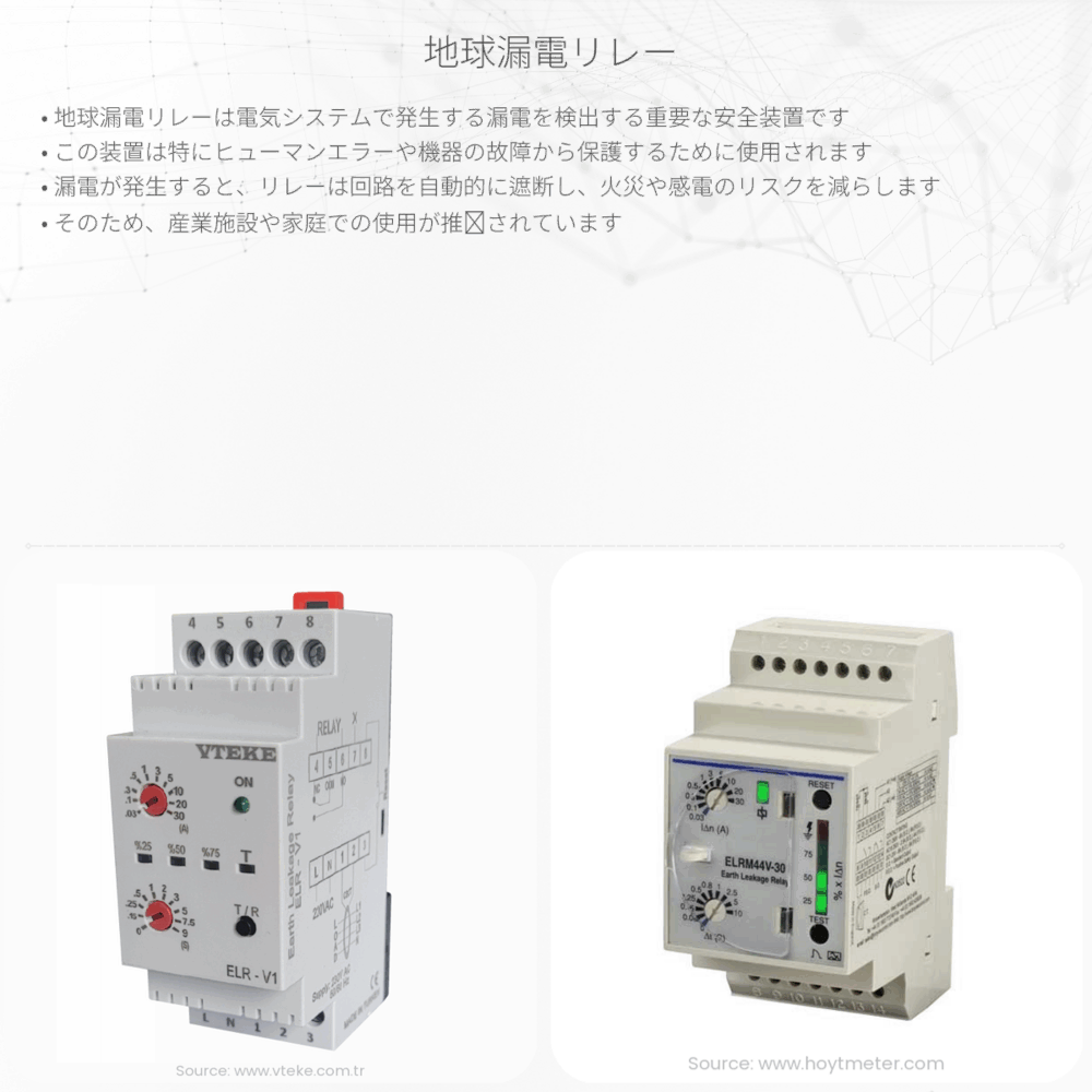 地球漏電リレー