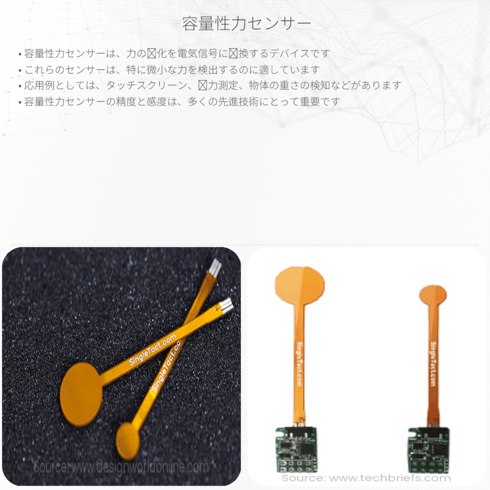 容量性力センサー