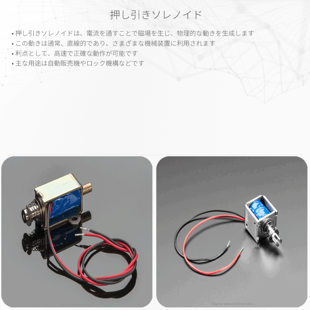 押し引きソレノイド