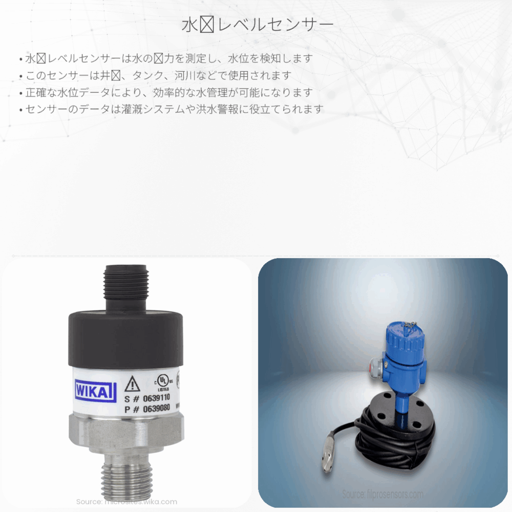 水圧レベルセンサー