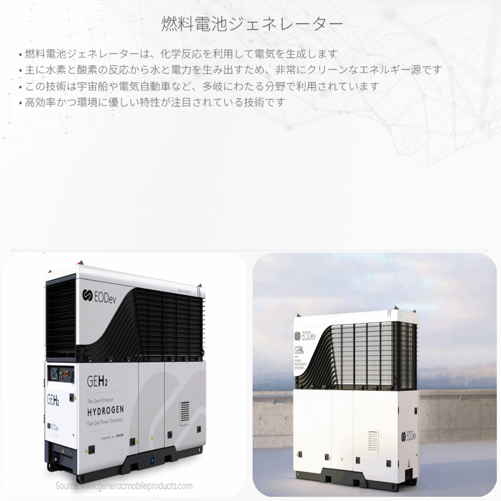 燃料電池ジェネレーター