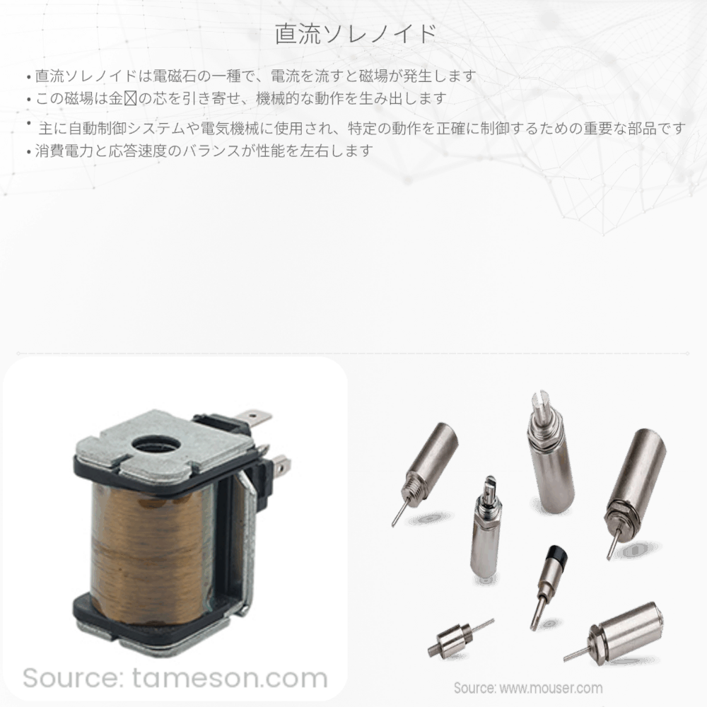 直流ソレノイド