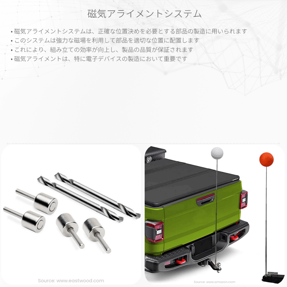 磁気アライメントシステム