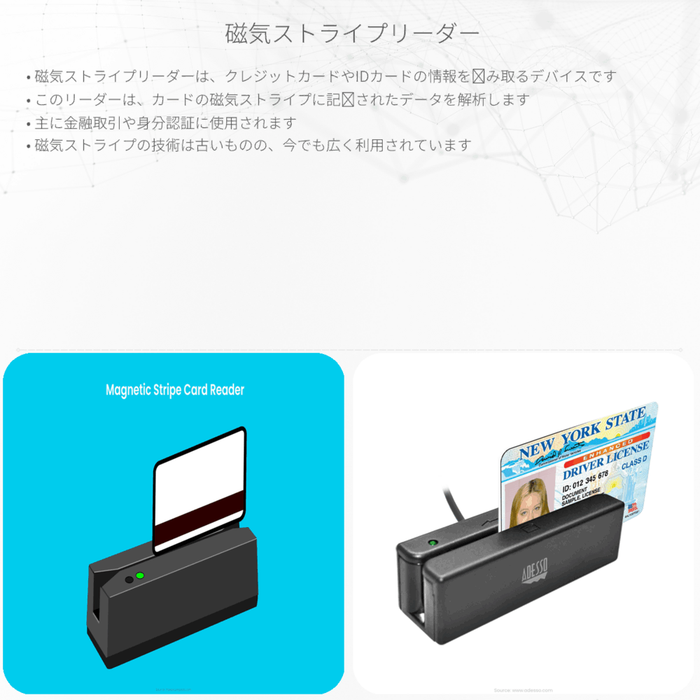 磁気ストライプリーダー