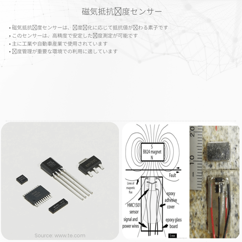 磁気抵抗温度センサー