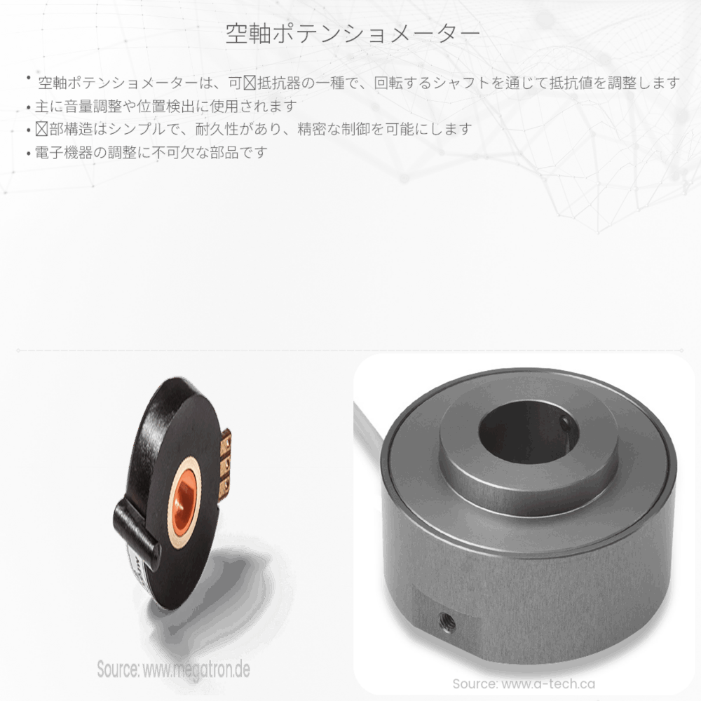 空軸ポテンショメーター