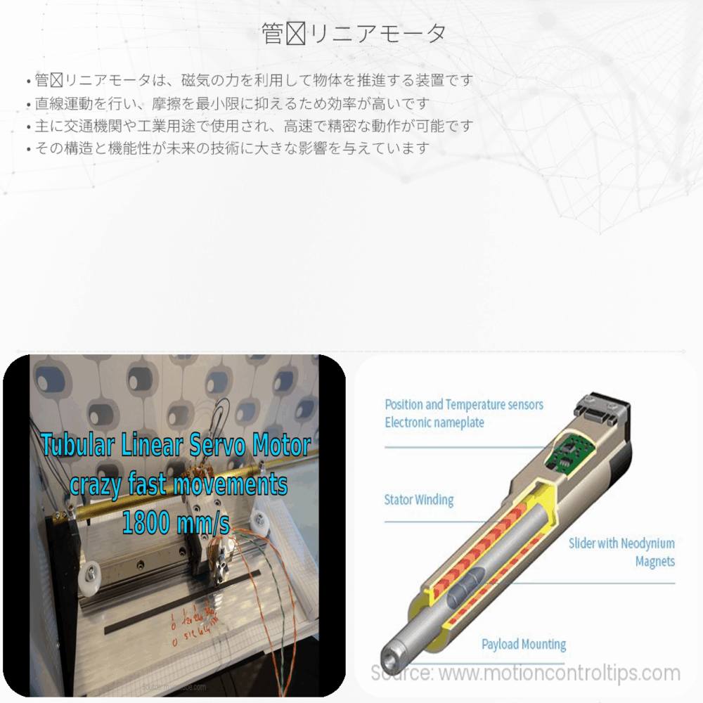 管状リニアモータ