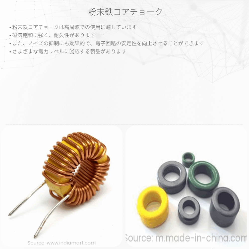 粉末鉄コアチョーク