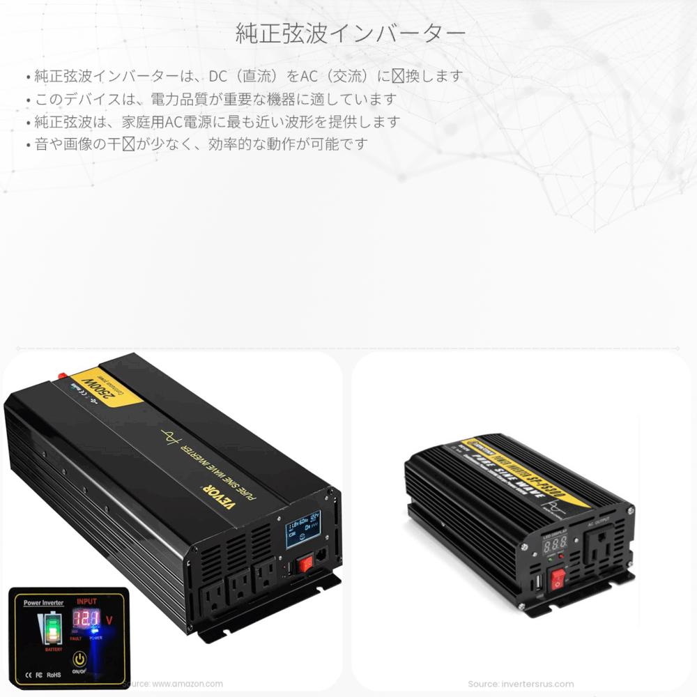 純正弦波インバーター