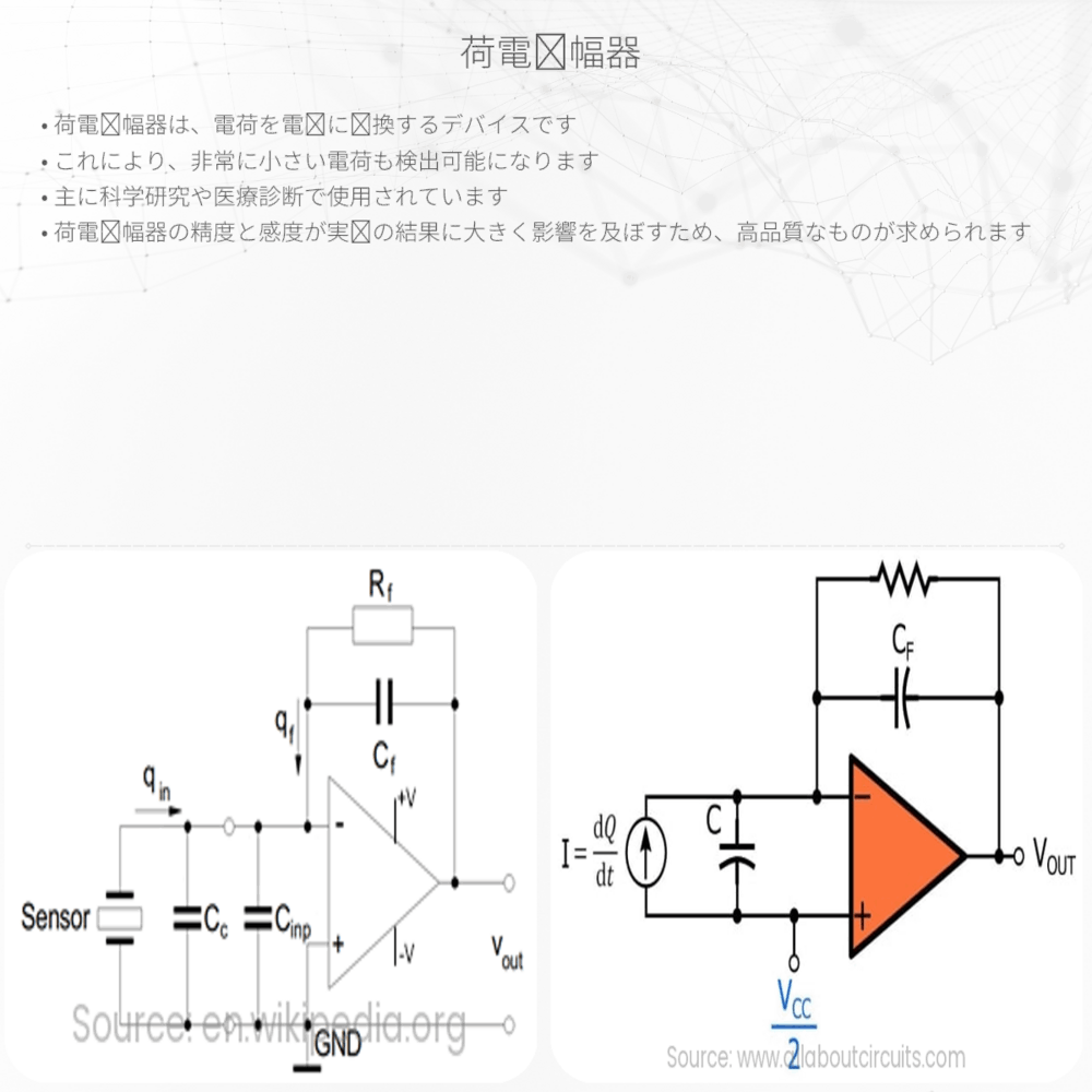荷電増幅器