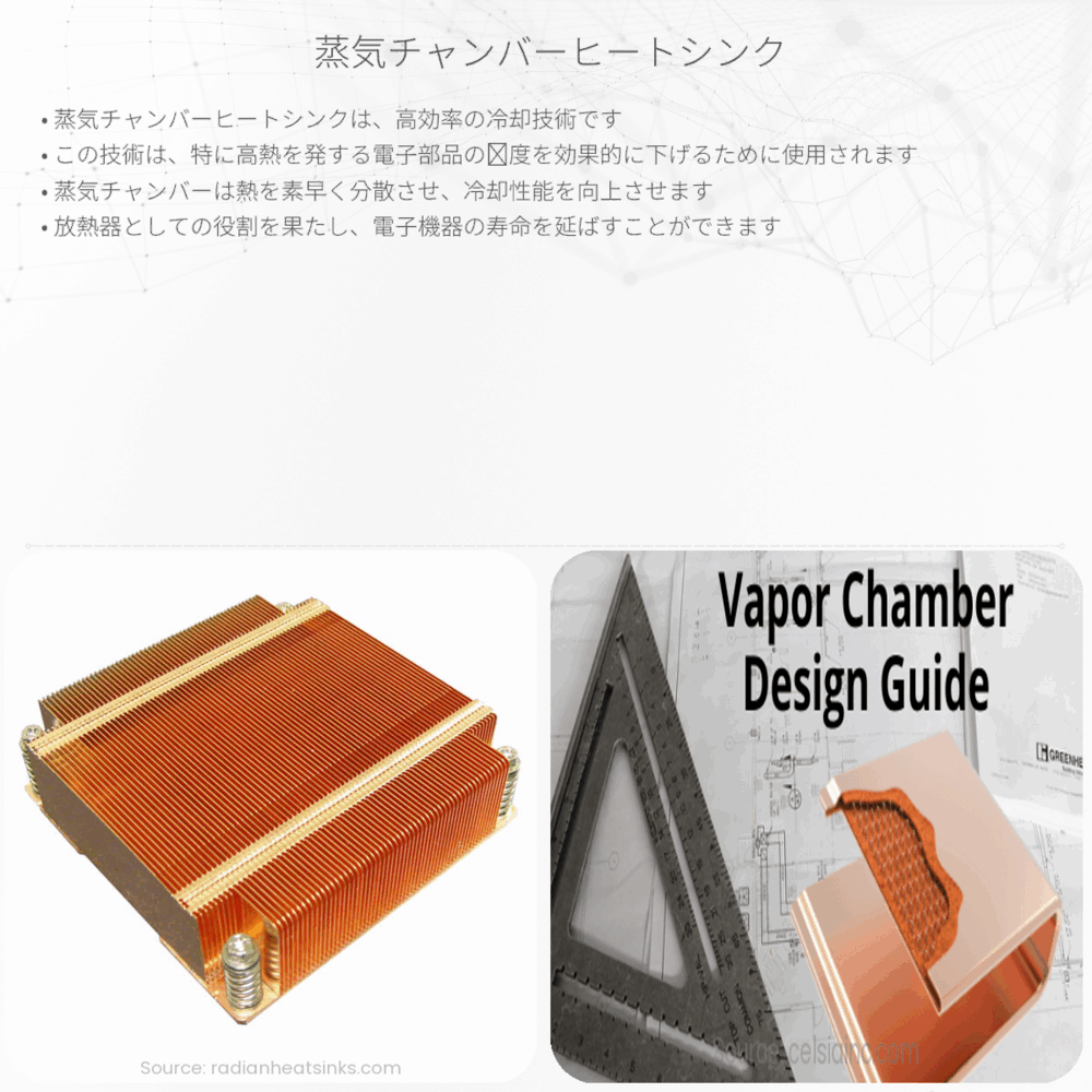 蒸気チャンバーヒートシンク