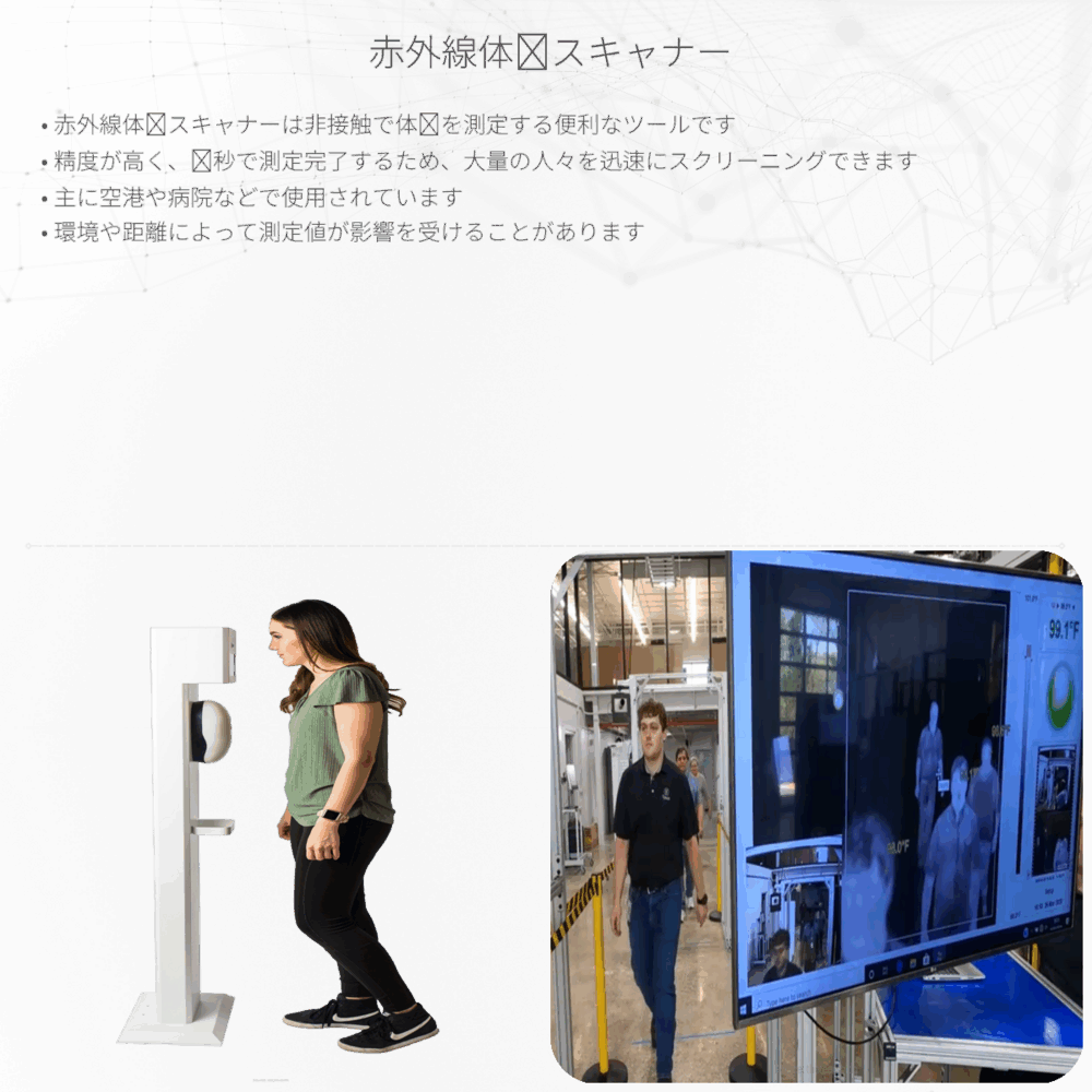赤外線体温スキャナー