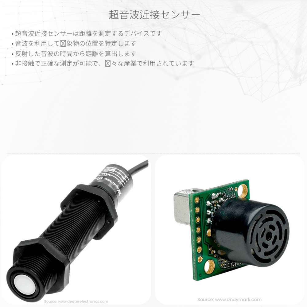 超音波近接センサー