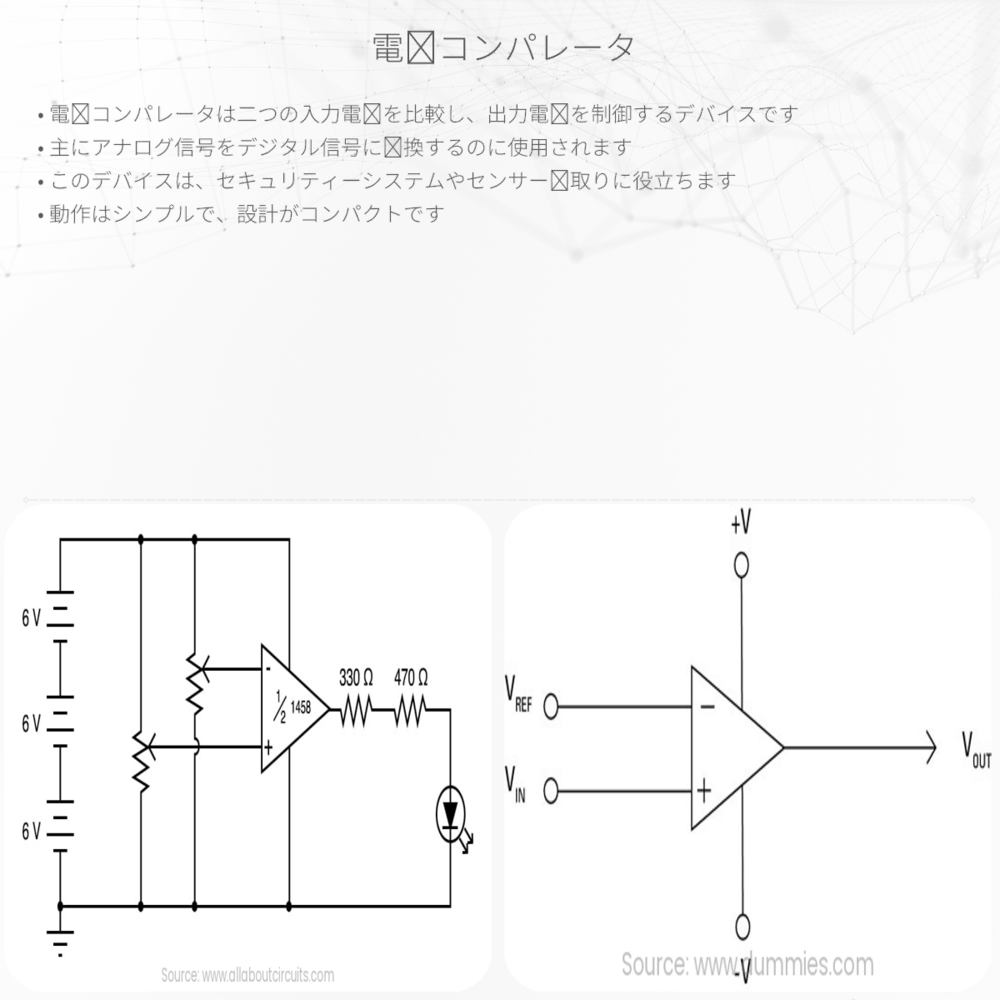 電圧コンパレータ