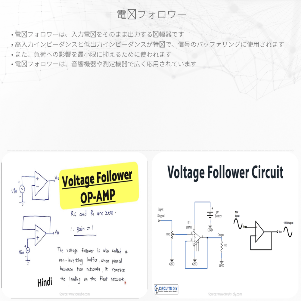 電圧フォロワー