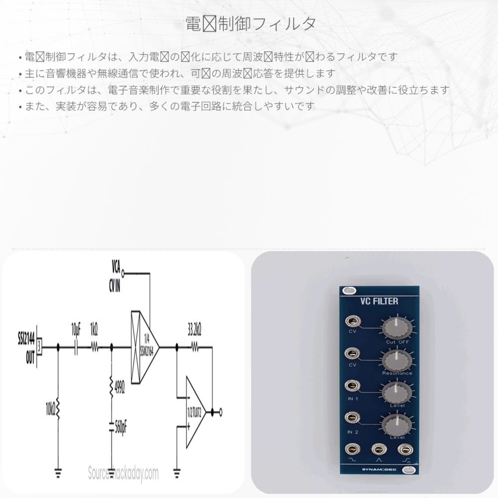 電圧制御フィルタ