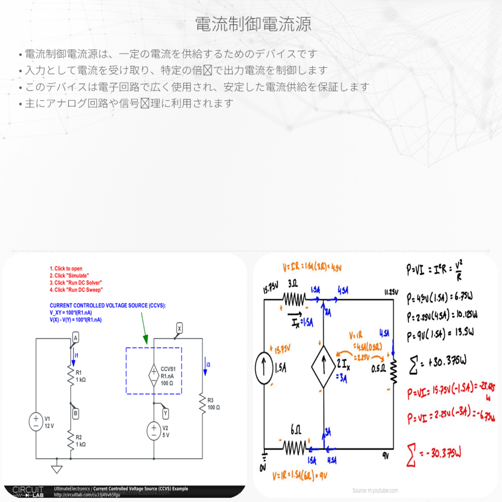 電流制御電流源