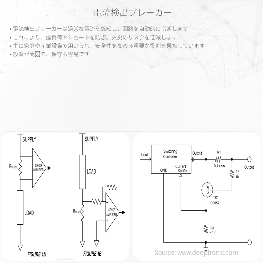 電流検出ブレーカー