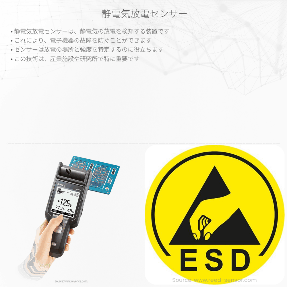 静電気放電センサー
