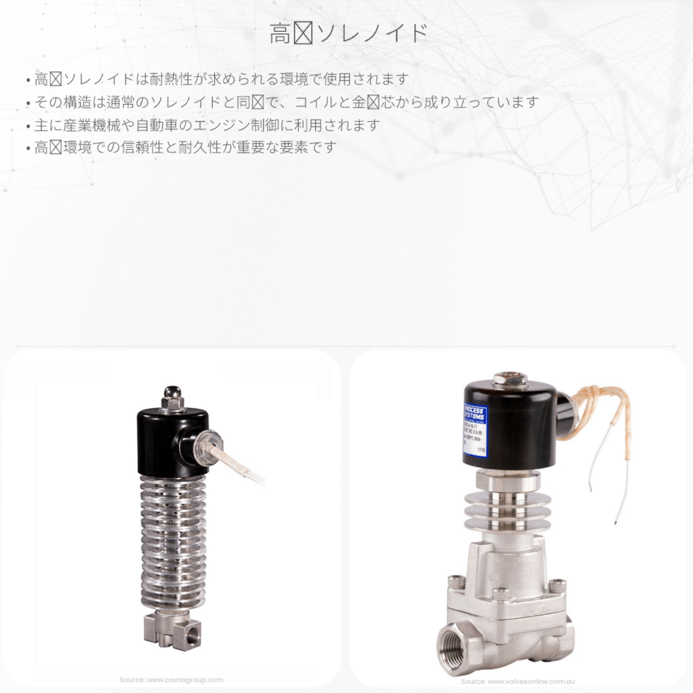 高温ソレノイド