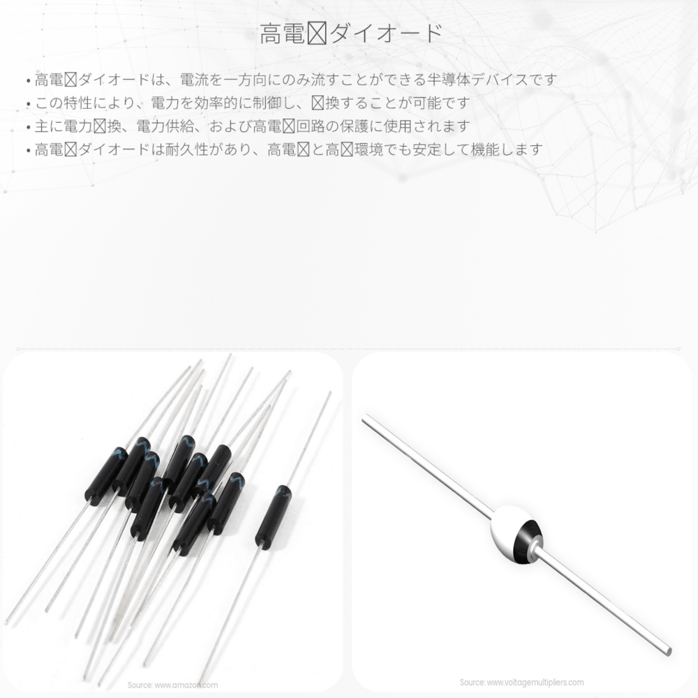 高電圧ダイオード