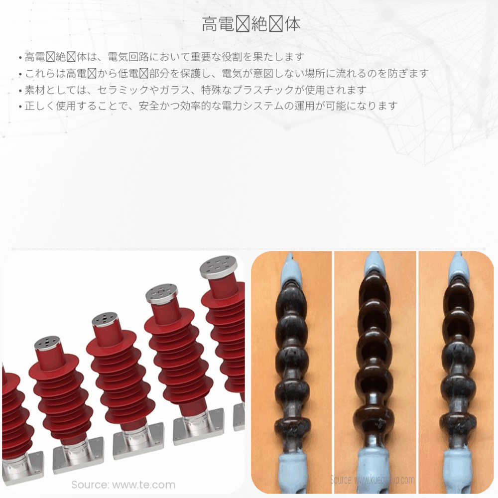 高電圧絶縁体