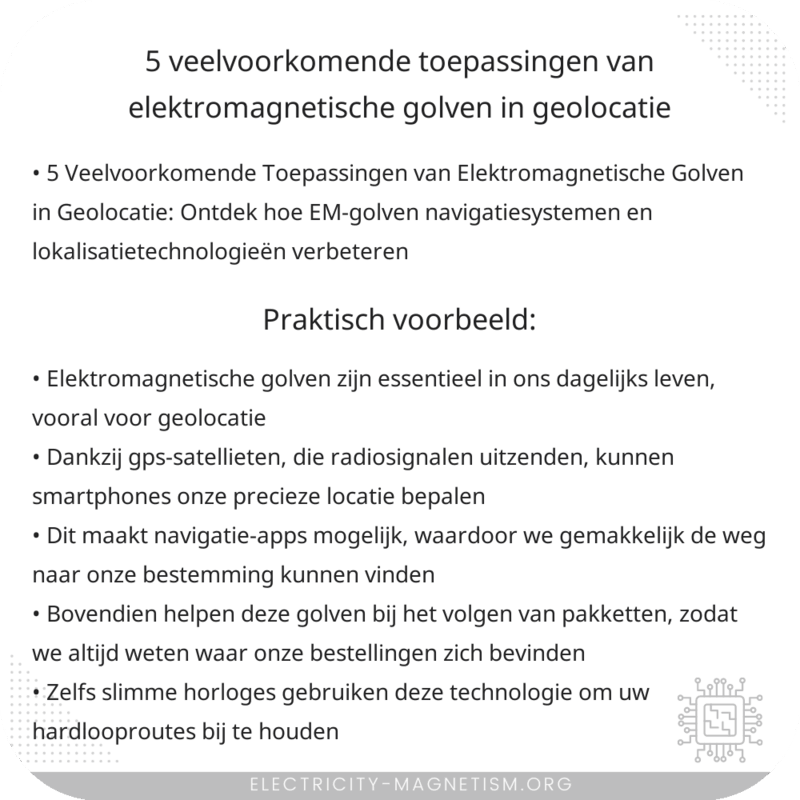 5 Veelvoorkomende Toepassingen van Elektromagnetische Golven in Geolocatie