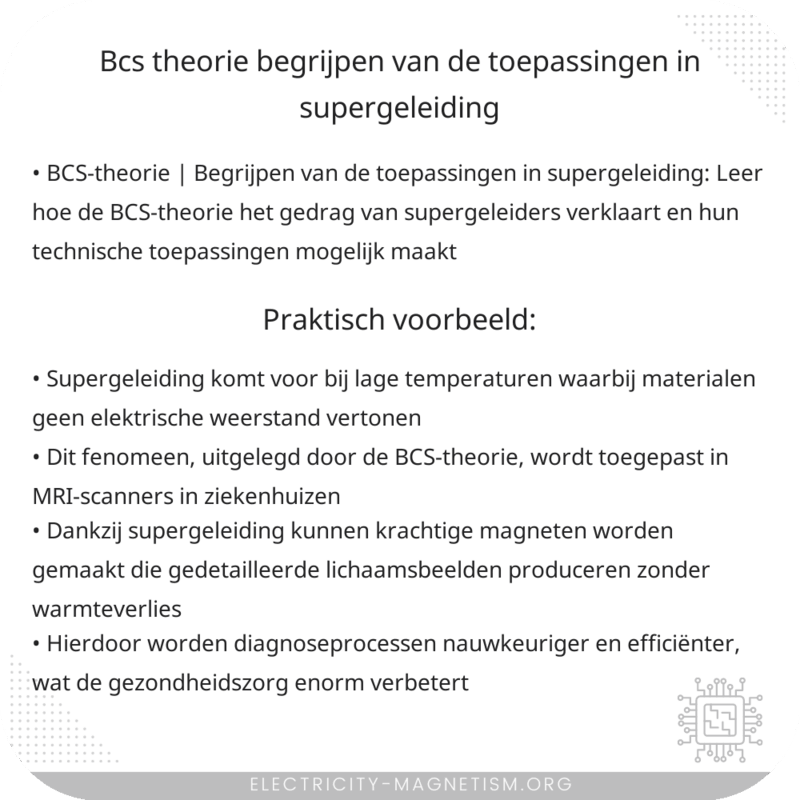 BCS-theorie | Begrijpen van de toepassingen in supergeleiding