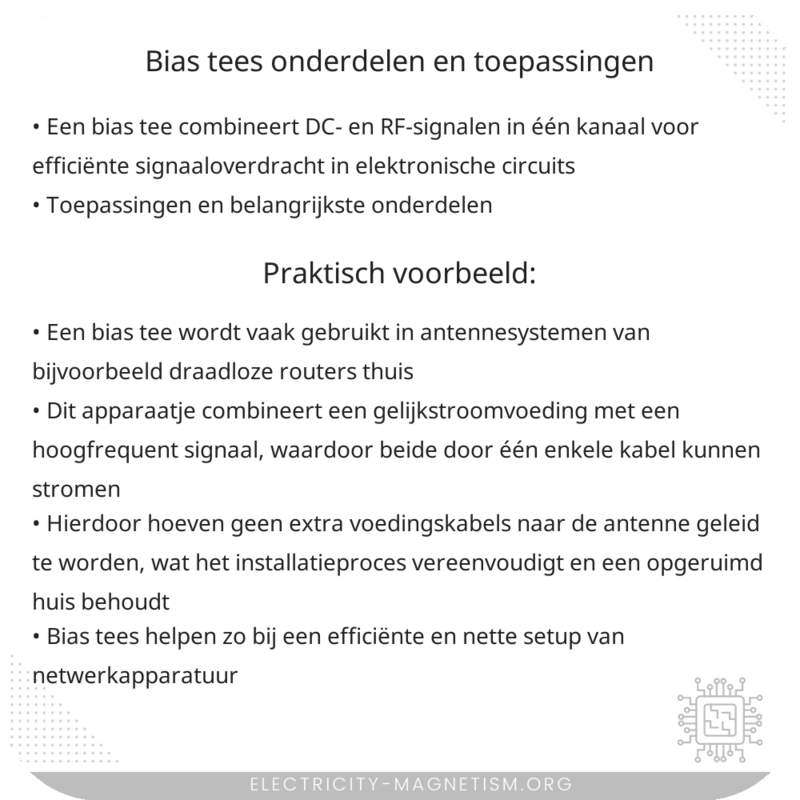 Bias Tees | Onderdelen en Toepassingen