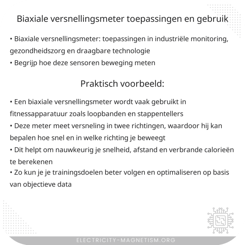 Biaxiale Versnellingsmeter | Toepassingen en Gebruik