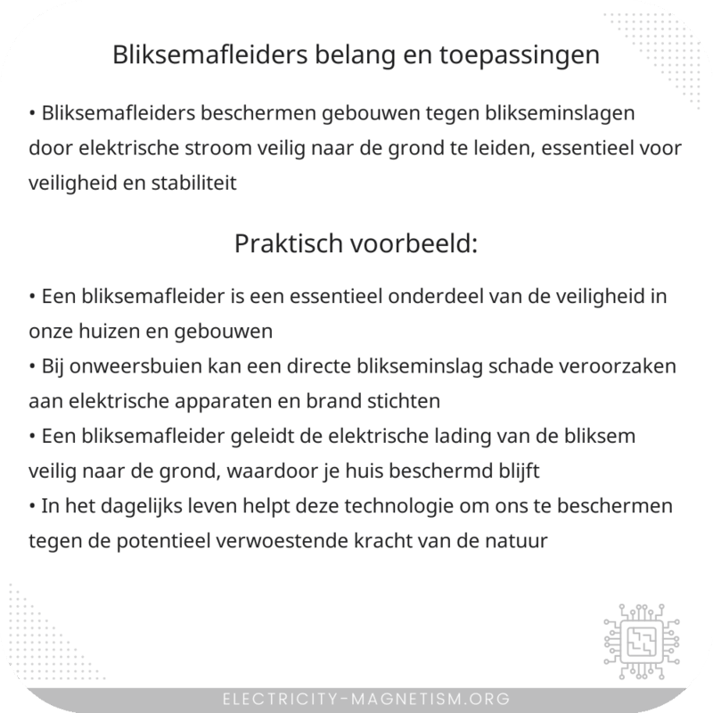 Bliksemafleiders | Belang en Toepassingen