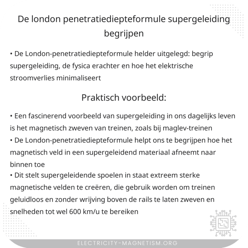 De London-penetratiediepteformule | Supergeleiding Begrijpen