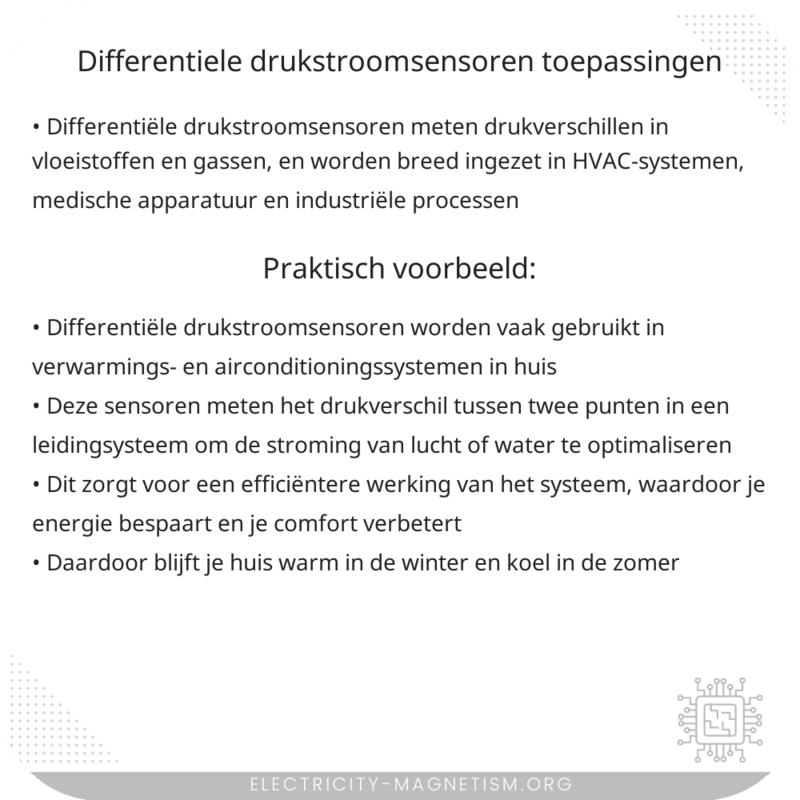 Differentiële Drukstroomsensoren | Toepassingen