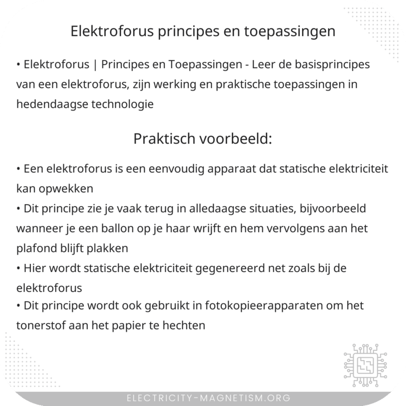 Elektroforus | Principes en Toepassingen