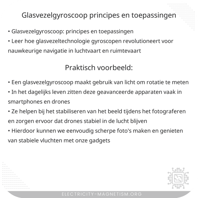 Glasvezelgyroscoop | Principes en Toepassingen