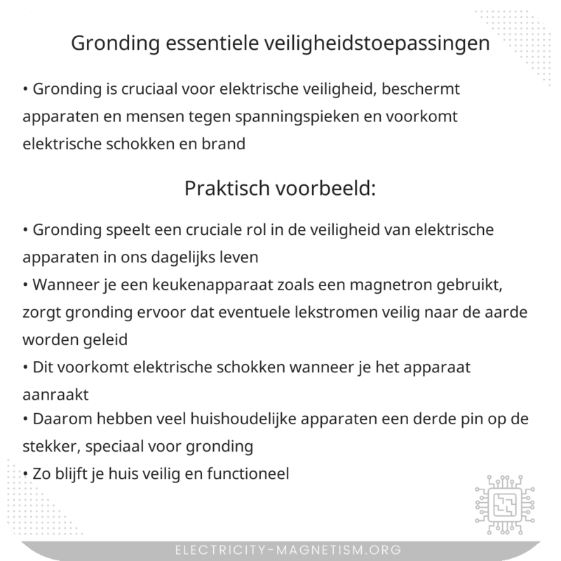 Gronding | Essentiële Veiligheidstoepassingen