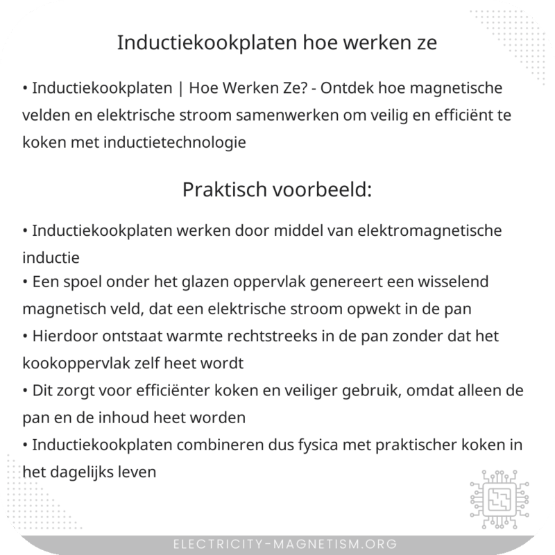 Inductiekookplaten | Hoe Werken Ze?