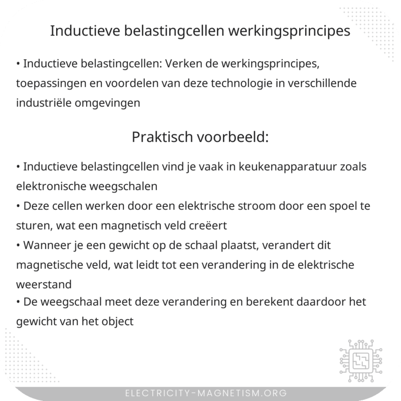Inductieve Belastingcellen | Werkingsprincipes