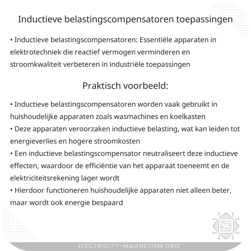 Inductieve Belastingscompensatoren | Toepassingen