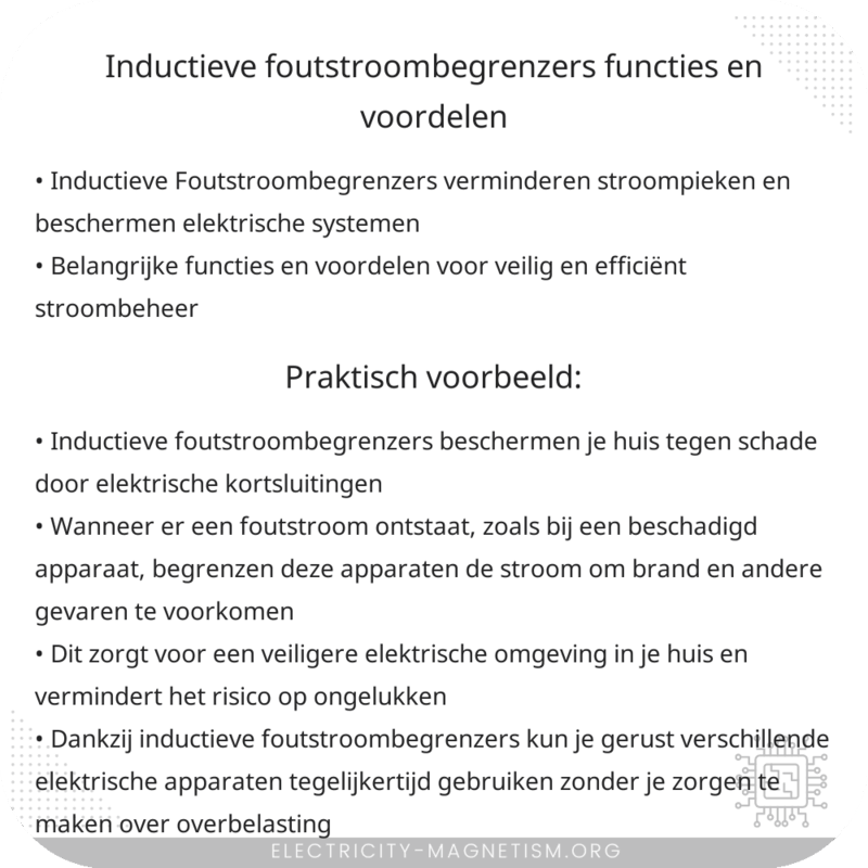 Inductieve Foutstroombegrenzers | Functies en Voordelen