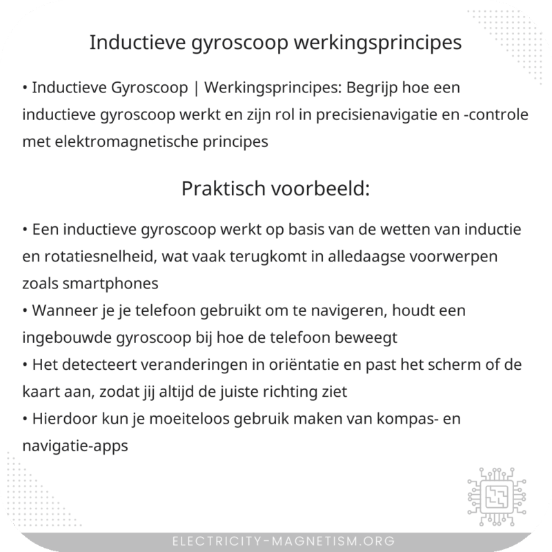 Inductieve Gyroscoop | Werkingsprincipes