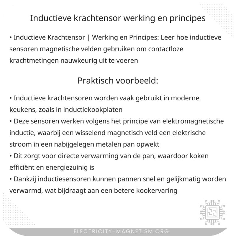Inductieve Krachtensor | Werking en Principes