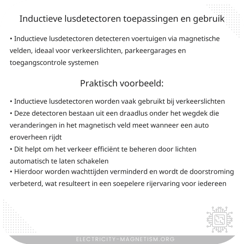 Inductieve Lusdetectoren | Toepassingen en Gebruik