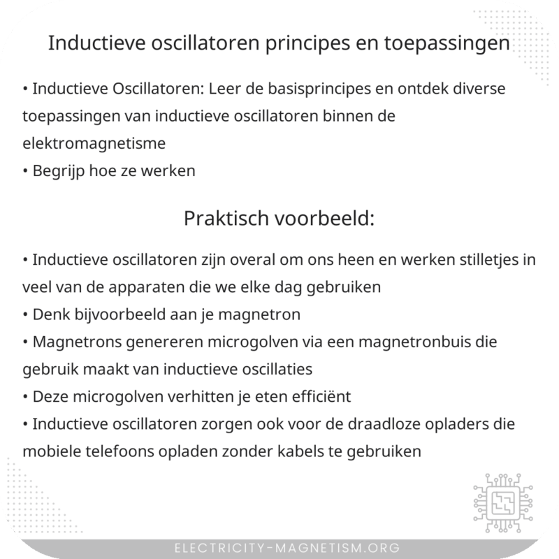 Inductieve Oscillatoren | Principes en Toepassingen