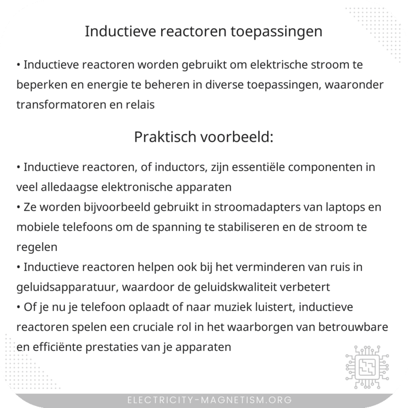 Inductieve Reactoren | Toepassingen