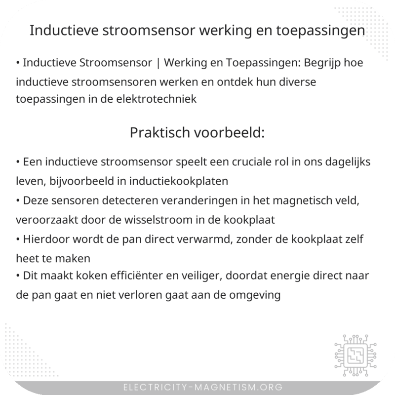 Inductieve Stroomsensor | Werking en Toepassingen
