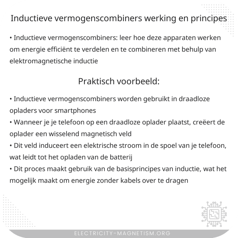 Inductieve Vermogenscombiners | Werking en Principes