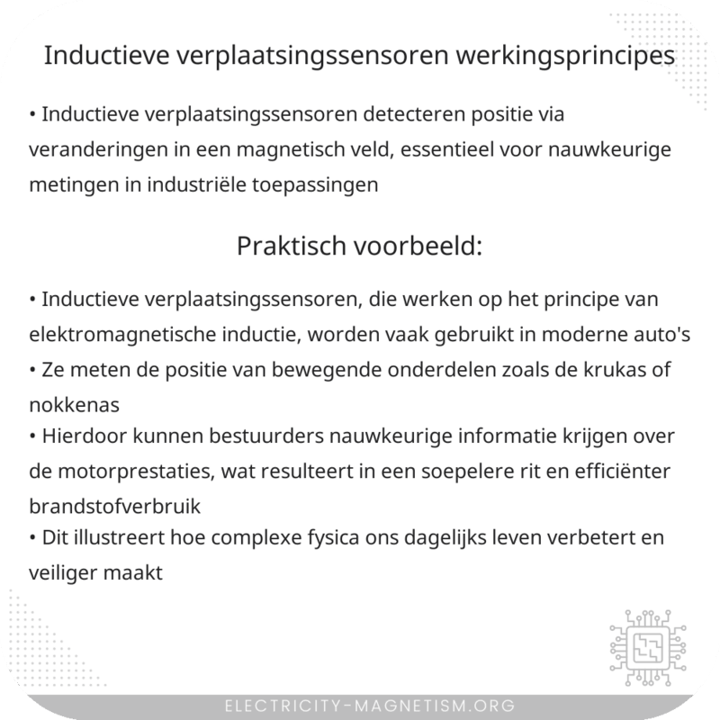 Inductieve Verplaatsingssensoren | Werkingsprincipes