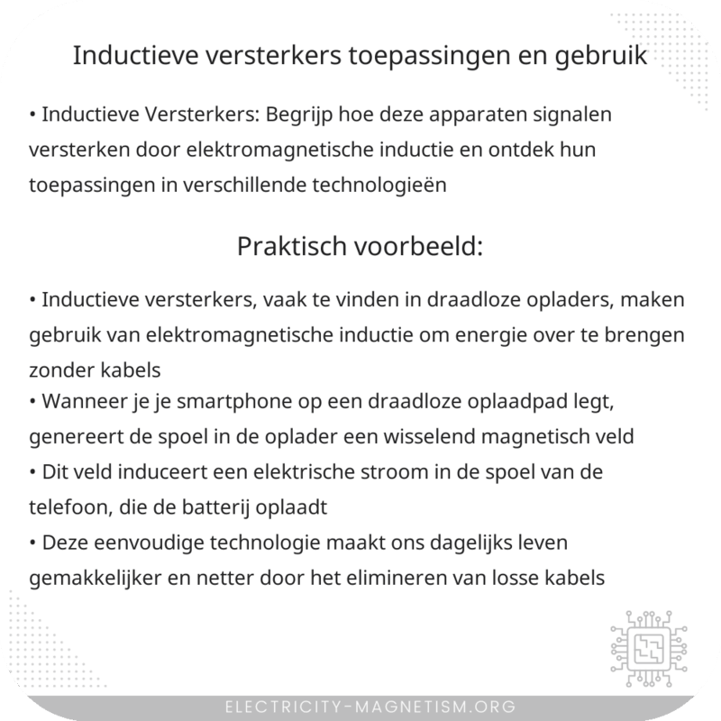 Inductieve Versterkers | Toepassingen en Gebruik