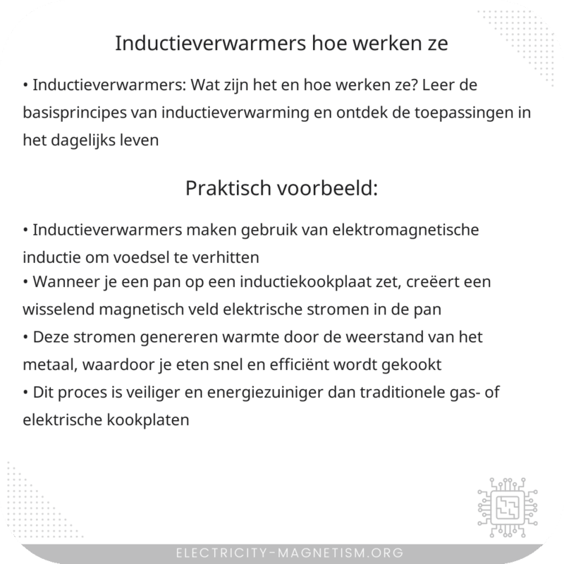 Inductieverwarmers | Hoe Werken Ze